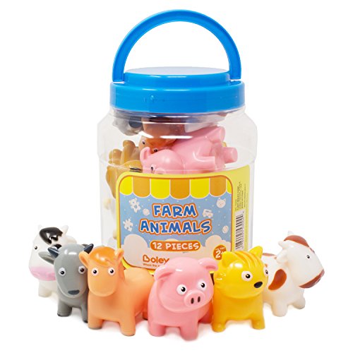 BOLEY 12-Piece Farm Animal Bath Bucket