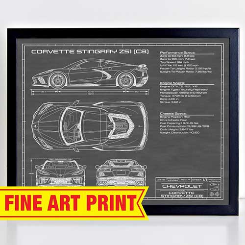 Corvette Art Print