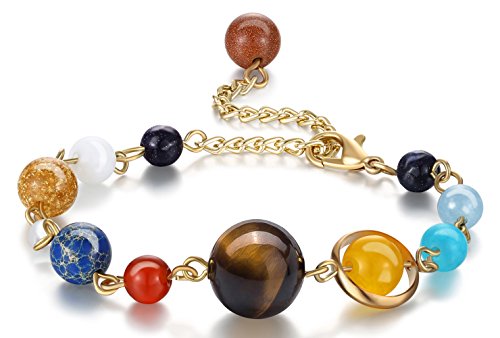 Eight Planets Solar System Bracelet