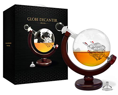 Etched Globe Decanter