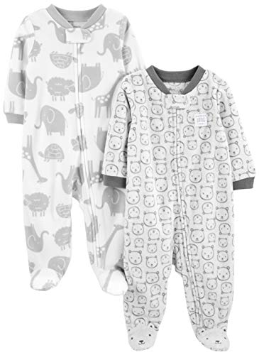 Fleece Footed Sleep and Play Onesies