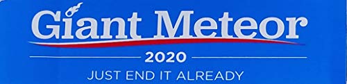 Giant Meteor Election Sticker