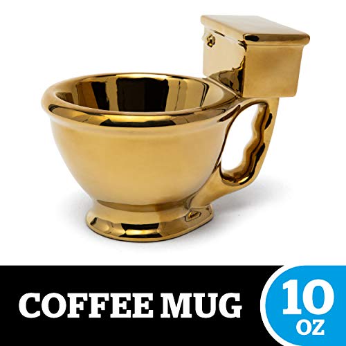 Golden Toilet Mug