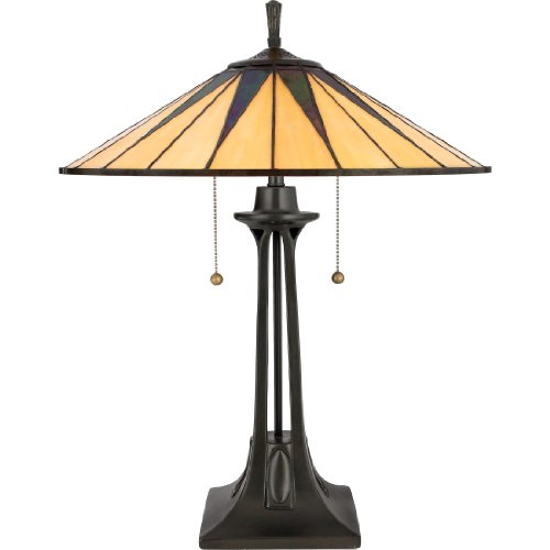 Gotham Tiffany Table Lamp Vintage Bronze