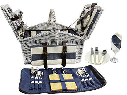 HappyPicnic Huntsman Willow Picnic Hamper