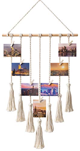 Homemade Macrame Photo Decoration