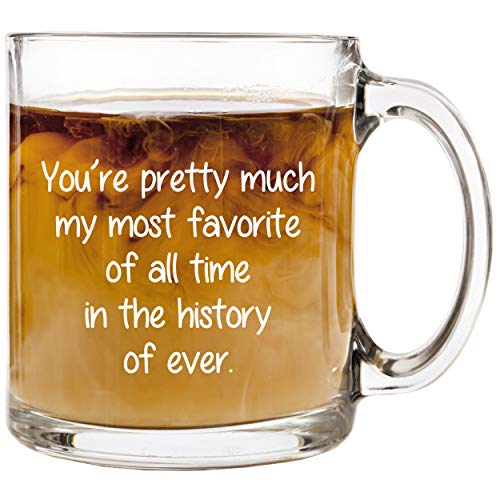 I Love You Glass Coffee Mug