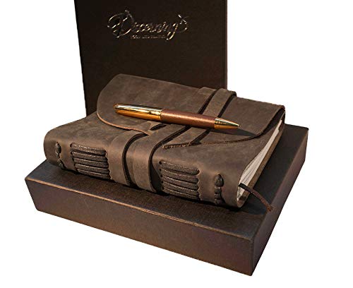 Leather Journal Gift Set