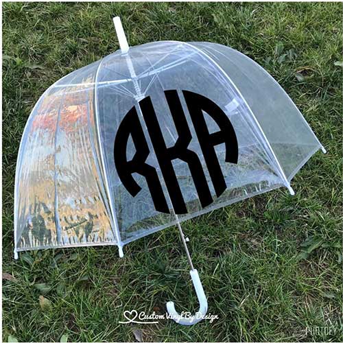 Monogrammed Adult Umbrella