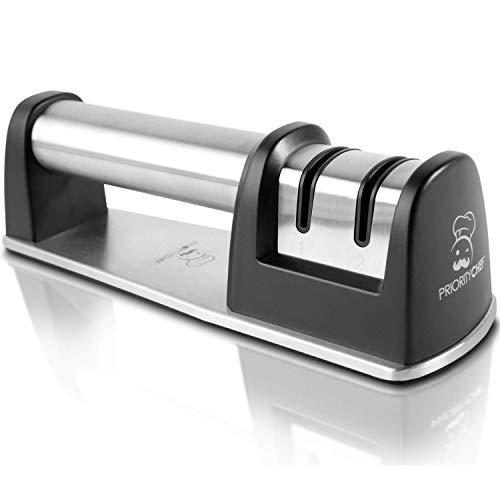 PriorityChef Knife Sharpener for Straight and Serrated Knives