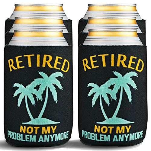 Retirement Not My Problem Beer Koozies