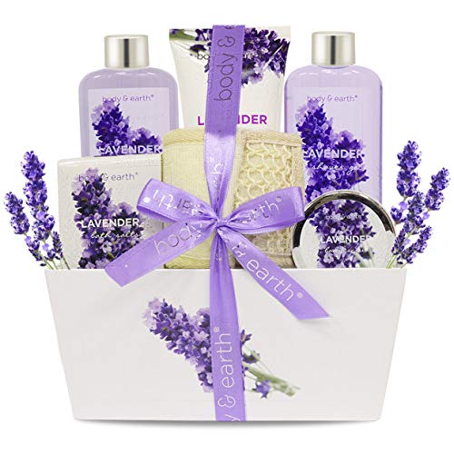 Six Piece Lavender Spa Kit