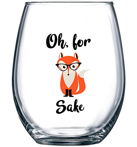 Stemless Comedy Wine Glass