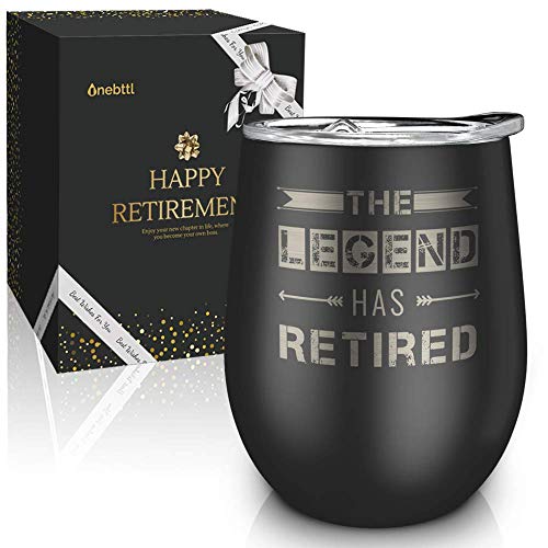 The Legend Has Retired 12 Ounce Wine Tumbler