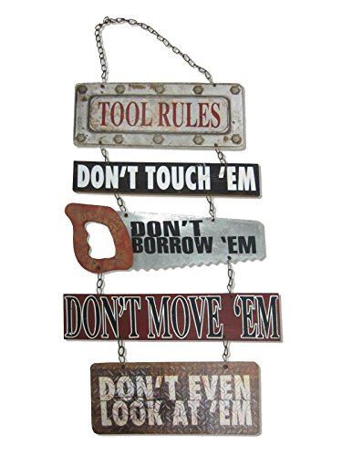 Tool Rules Wall Sign