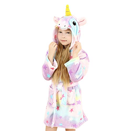 Unicorn Hooded Bathrobe