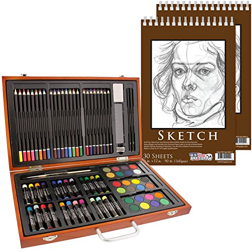 82 Piece Deluxe Art Set