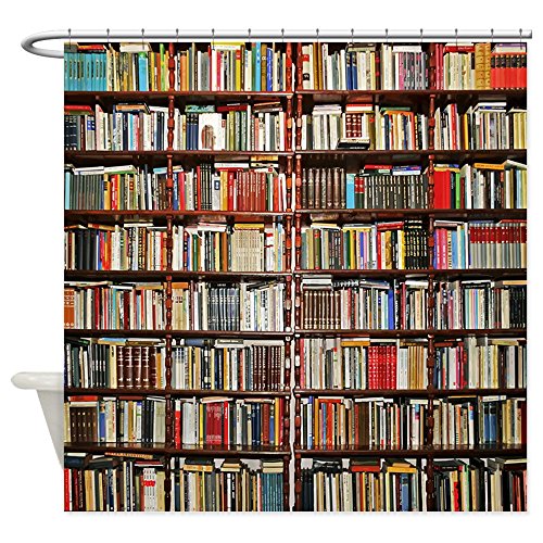 Bookshelf Shower Curtain