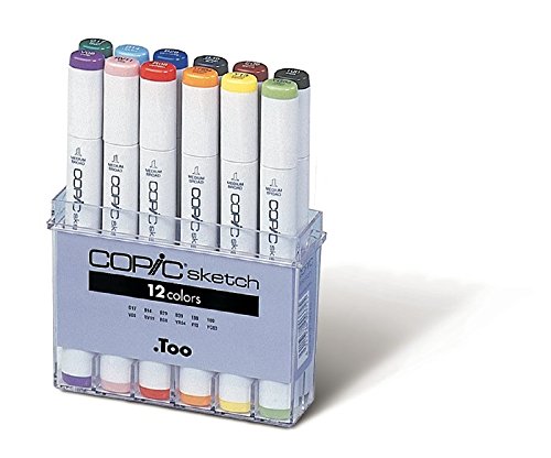 Copic Markers 12 Piece Set