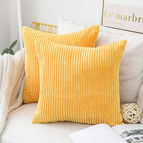 Corduroy Velvet Decorative Throw Cushion Covers