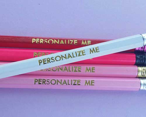 Personalized Pencils