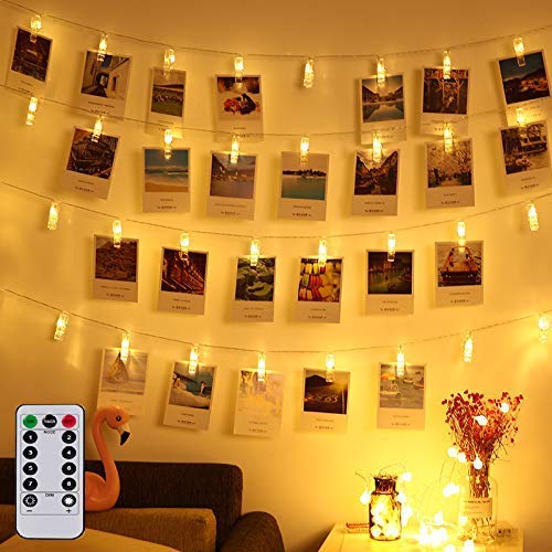 Photo Clip Remote String Lights