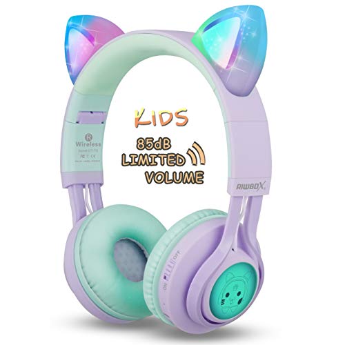 Riwbox Cat Ear Bluetooth Headphones