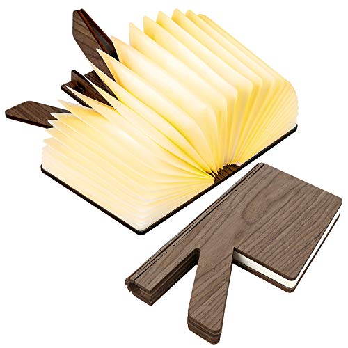 Wooden Folding Book Light