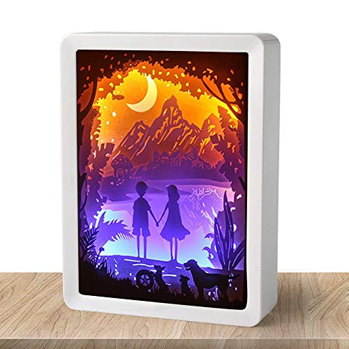 3D Paper Carving Night Light