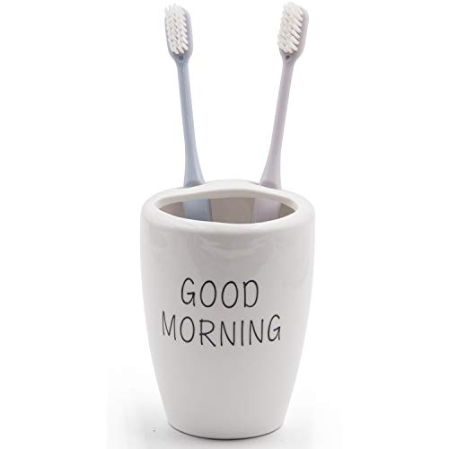 Airmoon Mini Ceramics Couple Toothbrush Holder