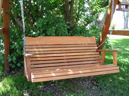 Amish Cedar Porch Swing