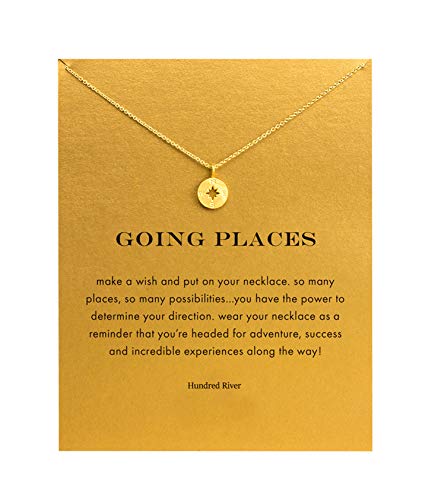 Baydurcan Going Places Compass Necklace