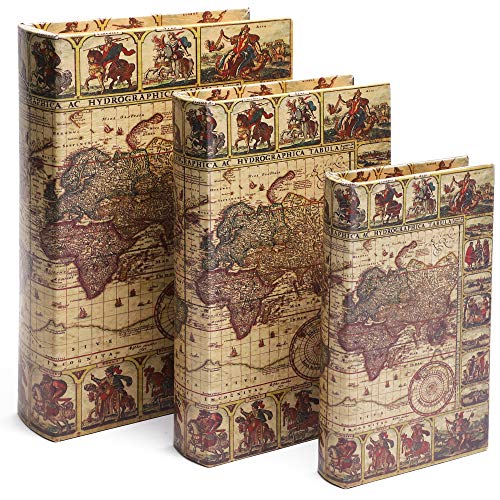 Decorative Vintage Hollow Book Set