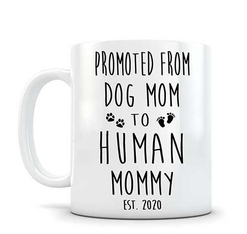 Dog Mommy to Human Mommy Mug