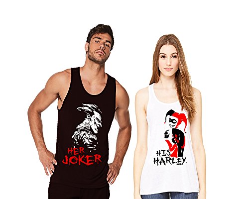 Harley Quinn and Joker Workout Shirts