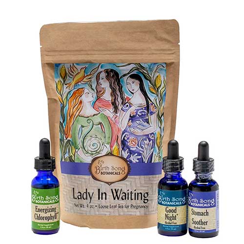 Herbal Pregnancy Tea and Botanical Supplements