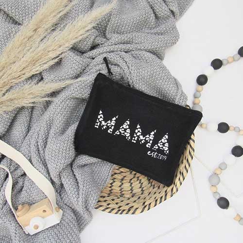 Mama Makeup Pouch and Diaper Bag