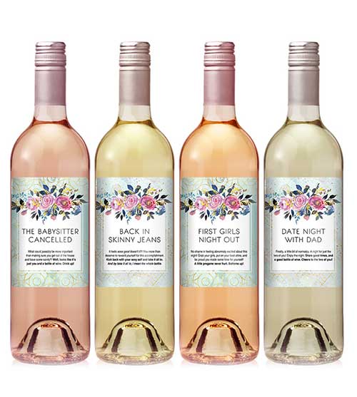 New Mom Gift Wine Labels