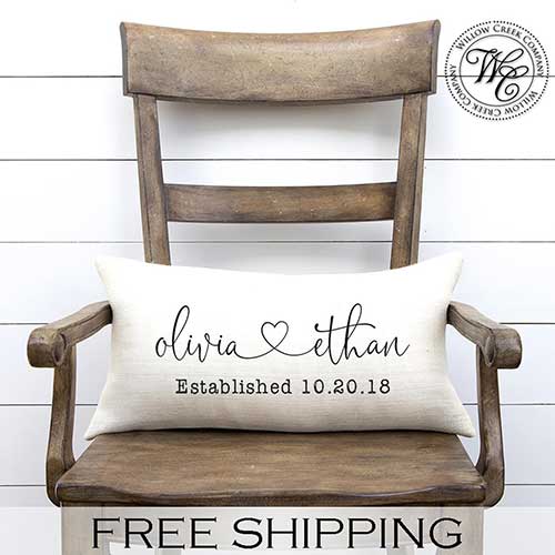 Personalized Throw Pillow