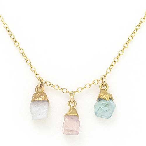 Raw Birthstone Necklace