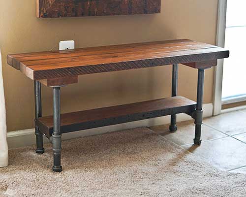 Reclaimed Wood Bench