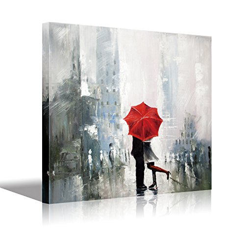 Stretched Canvas Lovers Kiss Wall Art