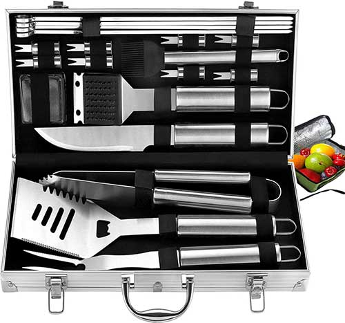 20 Piece Grill Accessories Kit