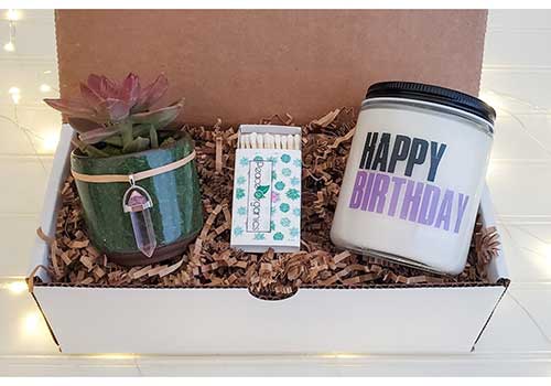 Happy Birthday Succulent Gift Box