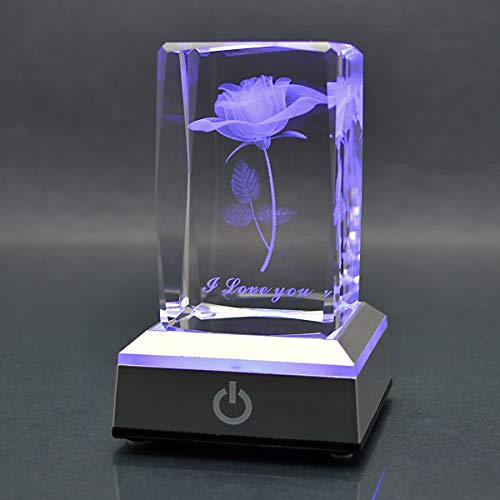 Holograph Rose Crystal