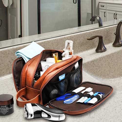 Leather Toiletry Bag