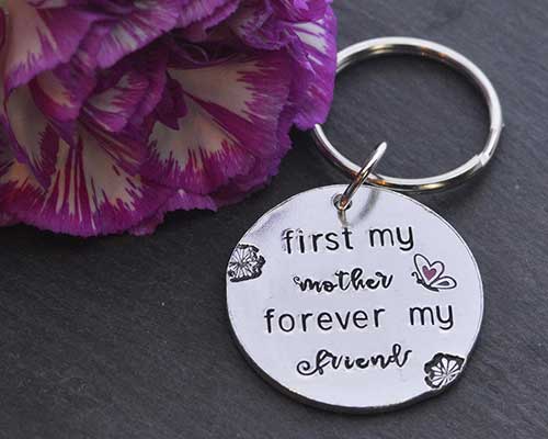 Mother of the Bride Keychain Charm