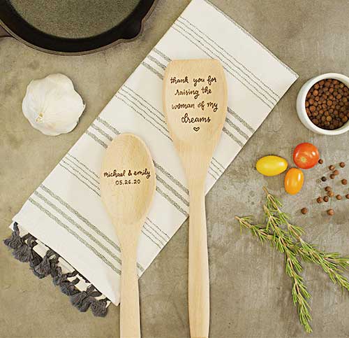 Mother of the Bride Personalized Wooden Spoons