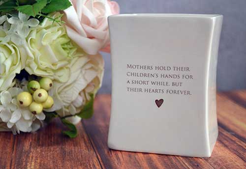 Mother of the Bride Square Vase