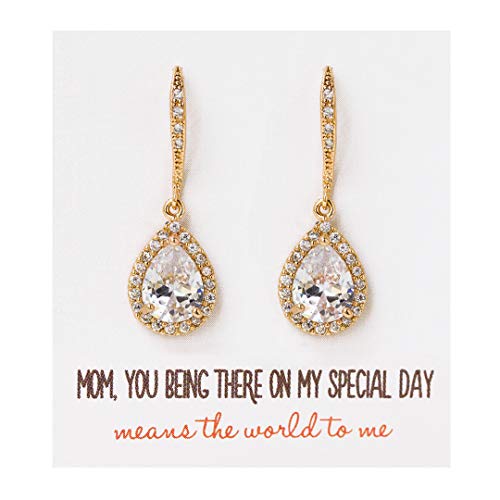 Mother of the Bride Teardrop Earrings